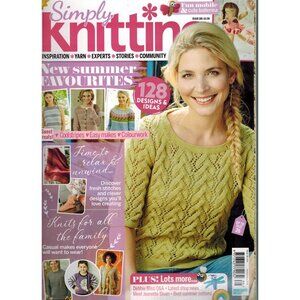 Simply Knitting Issue 186 2019 Magazine VG+ Designs Patterns Tutorials Ideas Cra